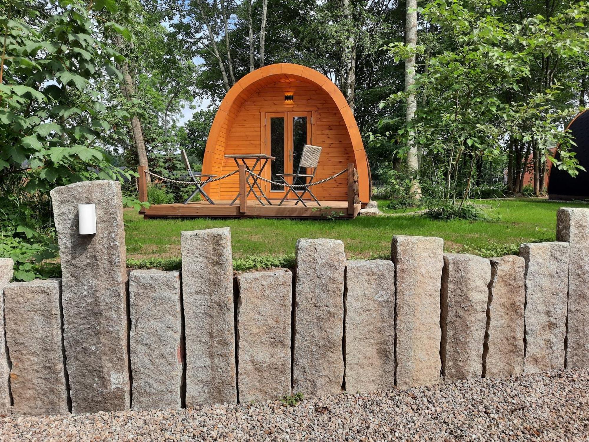 27 Premium Camping Pod "Amrum" Silberstedt 外观 照片